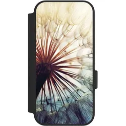 Nivocase Klapphülle für Google Pixel 10 Pro Handyhülle aus Kunst Leder NIVOflip schwarz Blumen Fotografie (Google Pixel 10 Pro), Smartphone Hülle, Schwarz