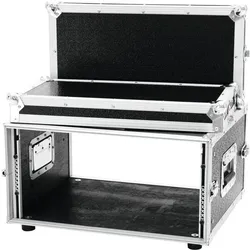 Roadinger Effektrack CO DD 5HE tief (19" Case), Audio Racks + Cases, Schwarz