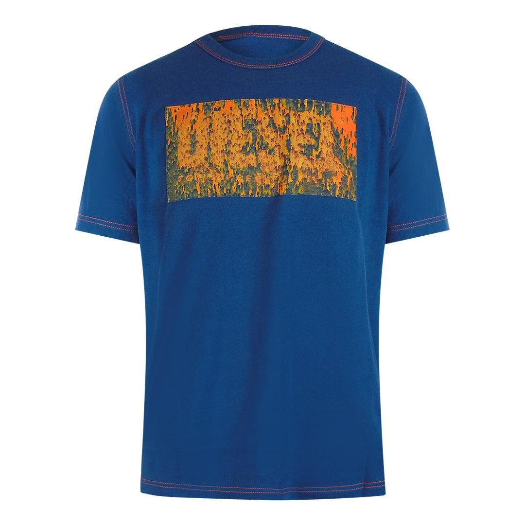 Diesel - T-Shirt für Herren, Baumwolle (Fähnrich Blau)