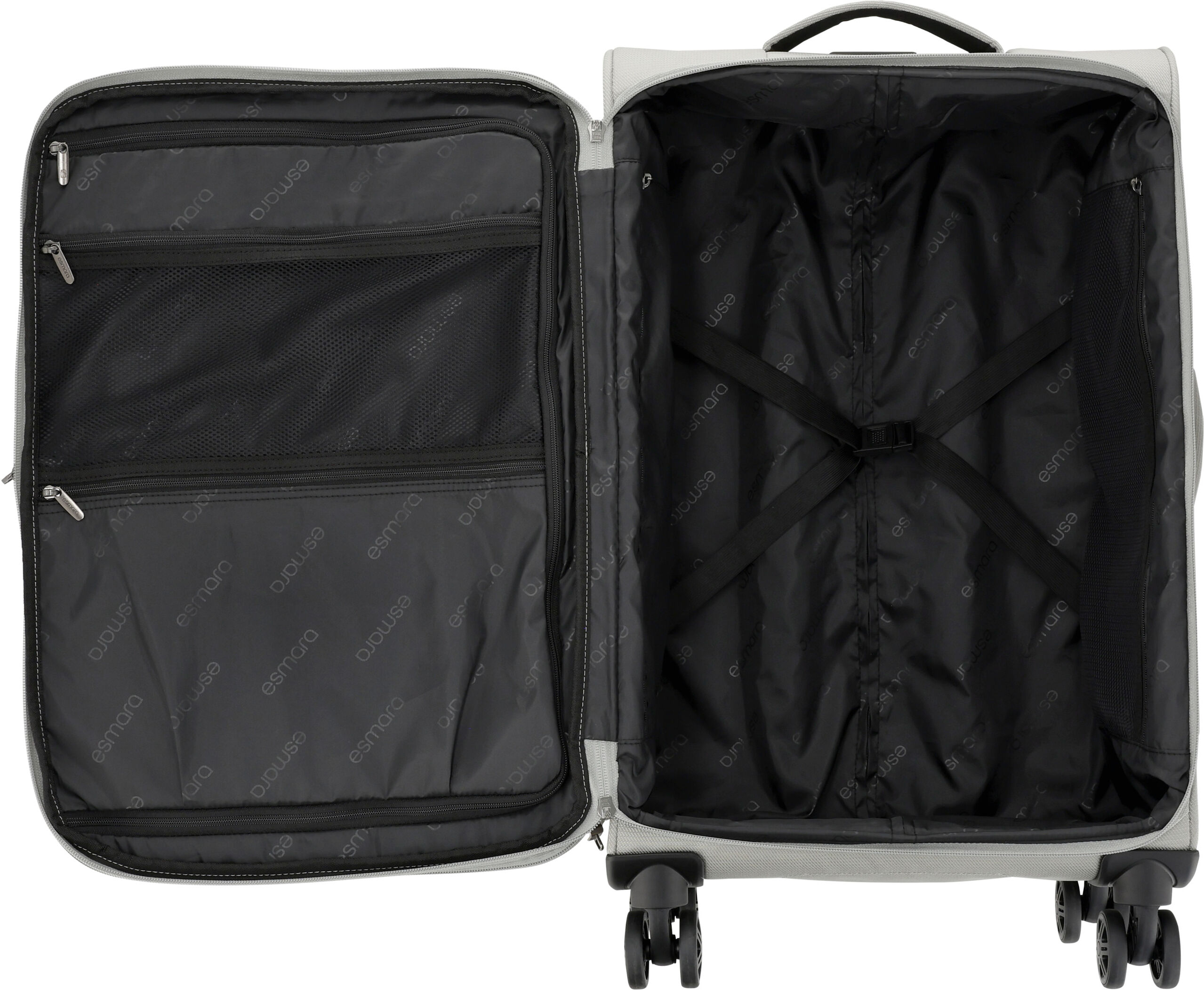 ESMARA® Trolley-Reisekoffer, grau