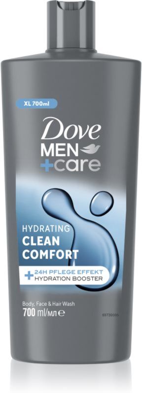Dove Men+Care Clean Comfort Duschgel für Gesicht, Körper und Haare 700 ml