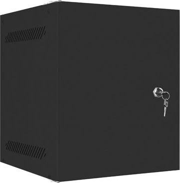 Lanberg 10" 6U 280x310 Wandgehäuse Metalltür (FlatPack) schwarz