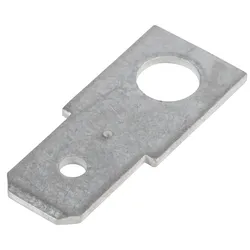 FS-A-4,3 - Flachsteckanschl. zum Anschrauben, 4,3mm