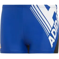 ADIDAS Kinder Fitness Logo Boxer-Badehose, Größe 92 in Blau CROYAL