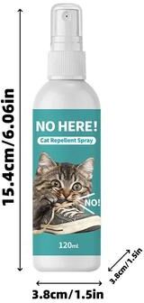 Inspire Select Booteely Cat Repellent Spray Pet Exclusion Zone Training Spray For Urine Marking & Furniture Protection 4.1 Fl Oz
