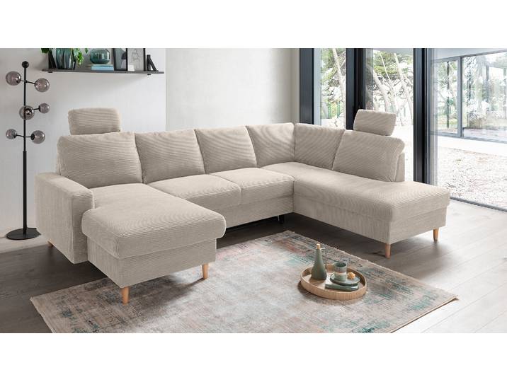 Wohnlandschaft U-Form Cord