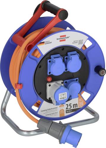 Brennenstuhl 1182690200 Kabeltrommel 25 m Orange CEE-Stecker 16 A 3polig