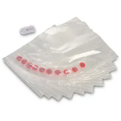 Solis Zip Vakuumierbeutel 10 Stück, 26 x 35 cm, BPA-frei, Dicke 150 - 170 μm