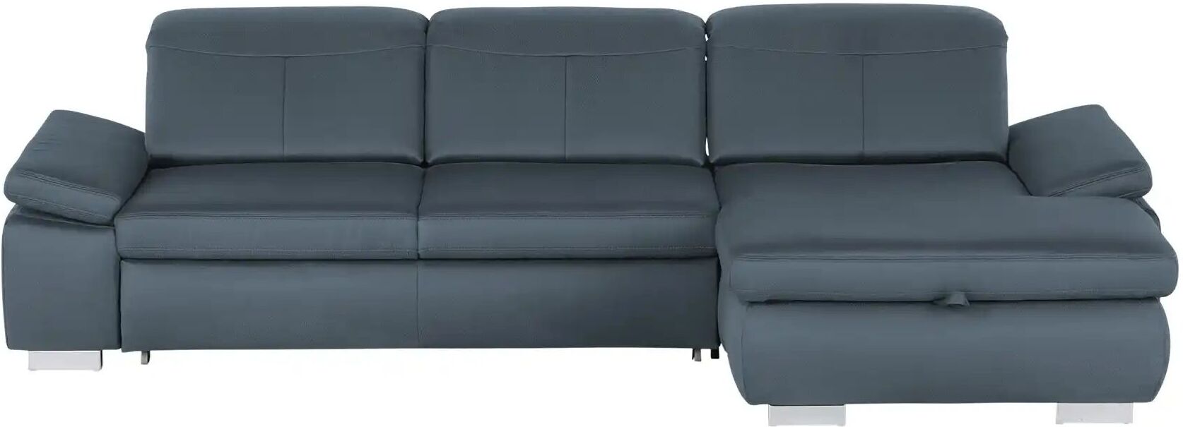 Lounge Collection Ecksofa aus Mikrofaser Kathrin ¦ blau ¦ Maße (cm): B: 309 H: