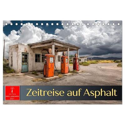 Zeitreise auf Asphalt (Tischkalender 2027 DIN A5 quer), CALVENDO Monatskalender