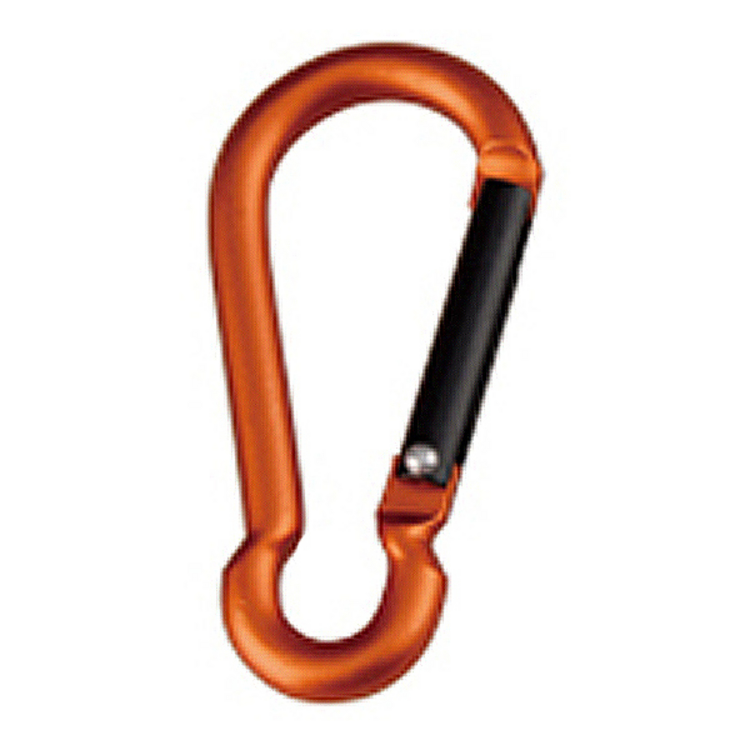 Munkees Pear-Shape 2er Pack Carabiner Schlüsselanhänger orange Größe 6x60mm