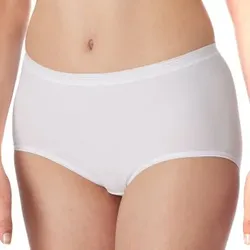 Schiesser Luxury Brief Weiß Baumwolle 3XL Damen