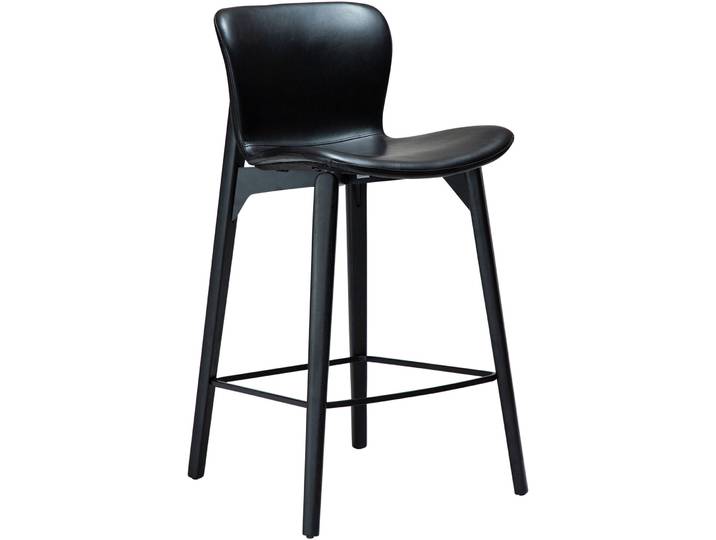 DAN-FORM Barhocker 2er-Set Paragon black Kunstleder, Holz H 92 cm - Barhocker 2er-Set