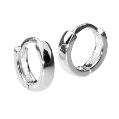 Klappcreolen OSTSEE-SCHMUCK "- Babsi 10.25 - Silber 925/000 -" Gr. 10, silber (silber 925, silberfarben, weiß), Ohrringe, Damen, 10, Klappcreolen