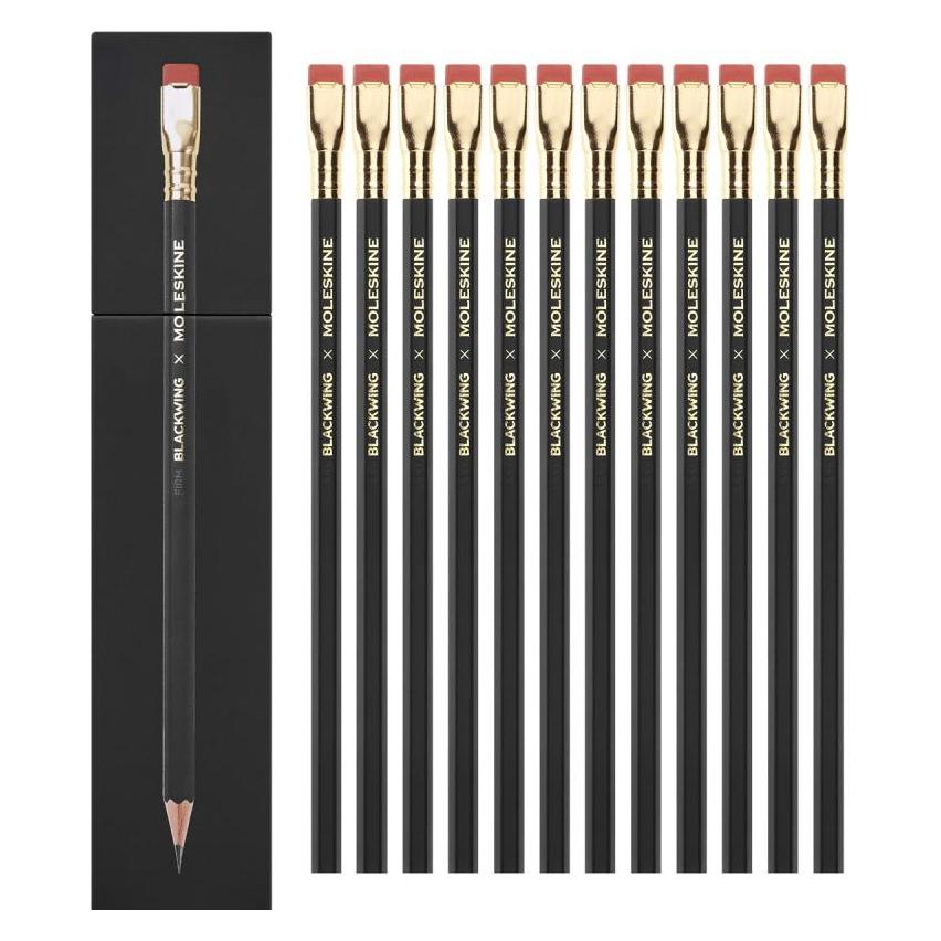 Moleskine BLACKWING X M 12Stifte Hart (Hart, 12x) (In Catalogue NOOS)
