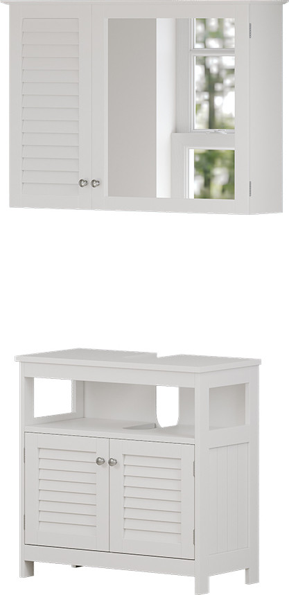 Vicco Riad Badkamermeubelset Wit 2-delig