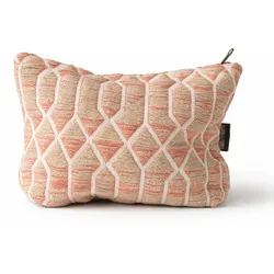 Nomad Sari Indian Jacquard Toiletry Bag - Rose Lattice