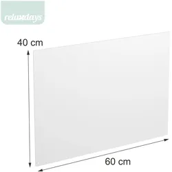 Relaxdays, Präsentationstafel, Magnettafel (60 x 40 cm)