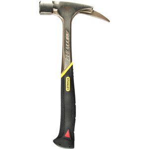 Stanley Latthammer FATMAX Antivibe, mit Magnet, 600g Kopfgewicht, mit Vollstahlstiel, geraute Bahn