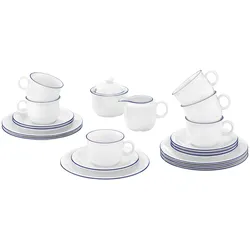 Seltmann Weiden Kaffeeservice Compact Blaurand 20-tlg.