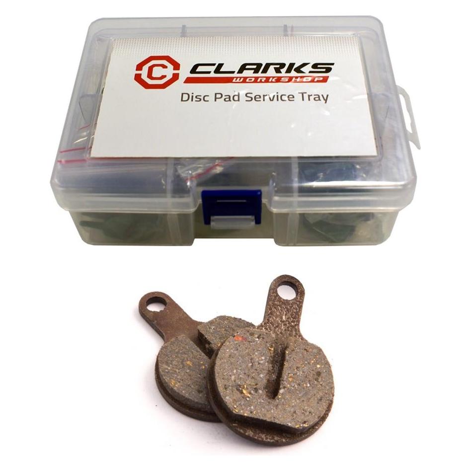 Clarks Bremsbeläge für Tektro & TRP (Tektro Lyra, IOX), eine Schachtel mit 25 Paaren, organisch (Tektro, TRP, Organisch (Resin)) (35786355)