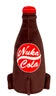 TOMY Club Mocchi-Mocchi Fallout Nuka-Cola Mega Plush 43 cm - Official Fallout Collectible - Red & Brown - 16+ Years