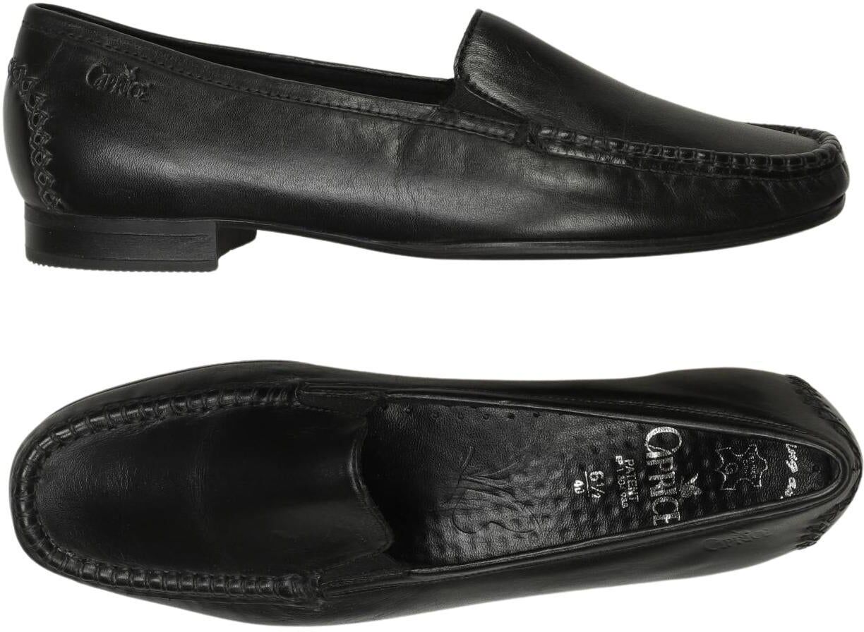 Caprice Damen Halbschuh, Schwarz, Gr. EU 40 (UK 6.5), Leder - Second Hand