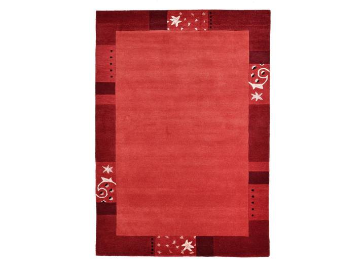 Theko Handtuftteppich Royal Ganges 120x180 cm, Rot, Grafikmuster, Rechteckig, 120x180 cm, antistatisch, Teppiche und Böden, Teppiche, Hochflorteppiche & Shaggys