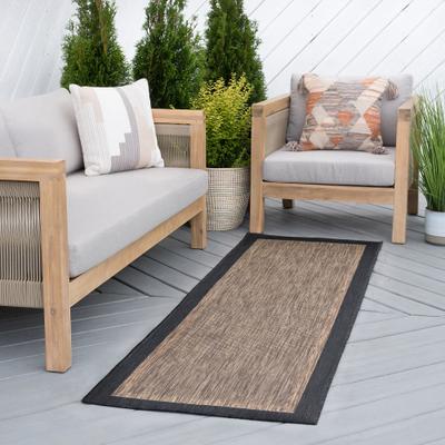 Alise Rugs Exo Coastal Border Indoor/Outdoor Area Rug