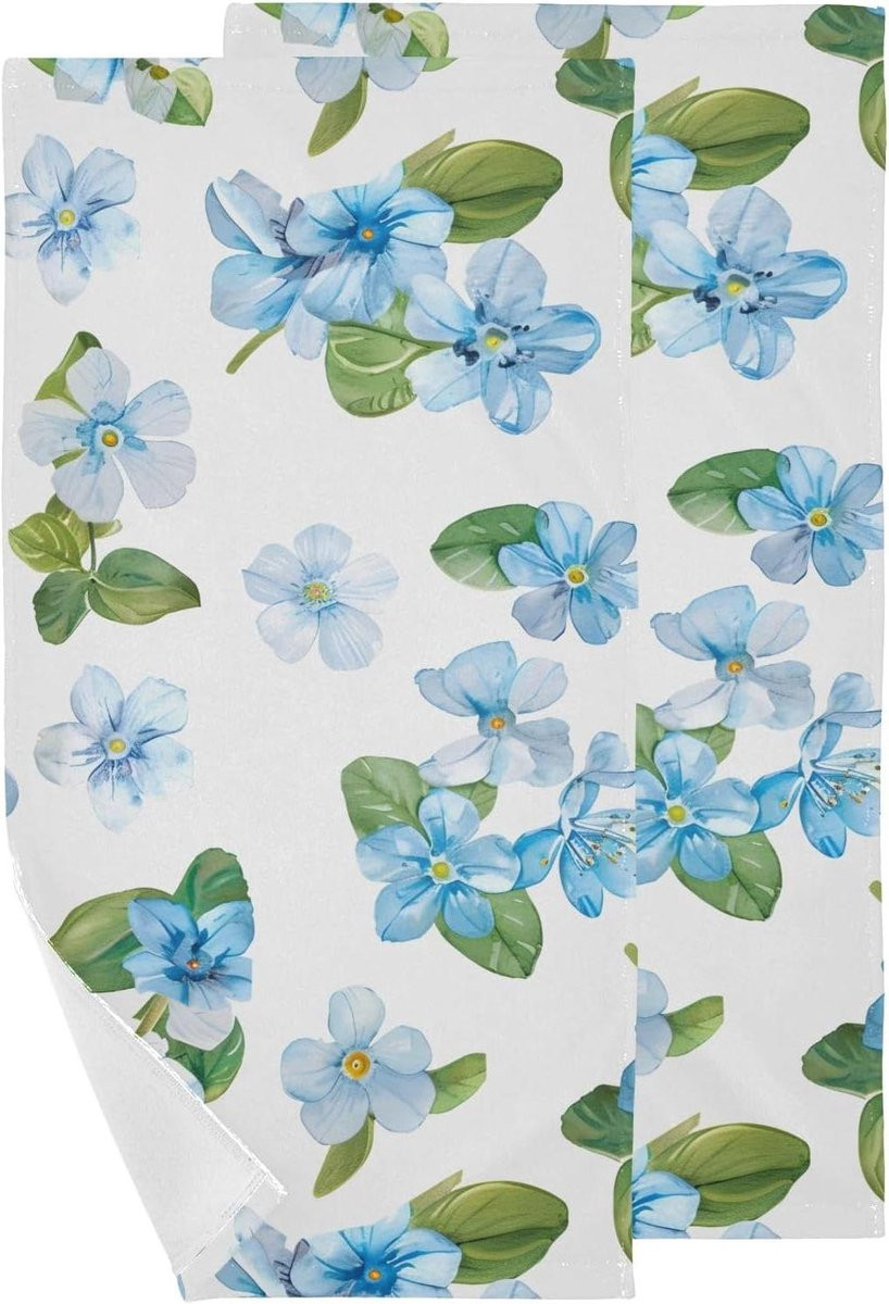 Handdoeken Set Vergeet-me-niet 3 - Badkamer Textiel - 36 x 72 cm