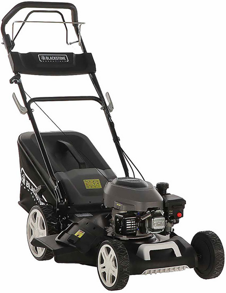 Blackstone Essentials ESP 460-180 - Tondeuse à gazon thermique tractée - 4 en 1 -  Moteur thermique de 180 cc