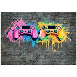 FOTOTAPETE Kinderzimmer Junge Gaming Vlies Tapete Kinder 150x105