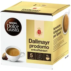 Nescafe Dolce Gusto Kaffeekapseln entkoffeiniert »Dolce Gusto Dallmayr Prodomo« 16 Stück