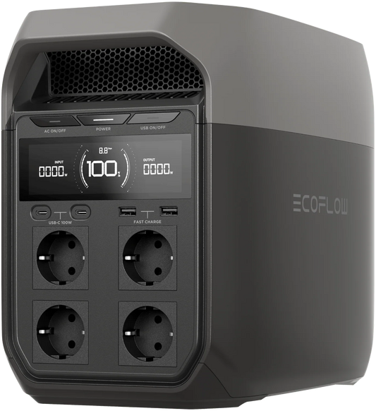 EcoFlow Delta 3 - Batterie PowerStation portable - 1800 W - 1024 Wh/51,2 V