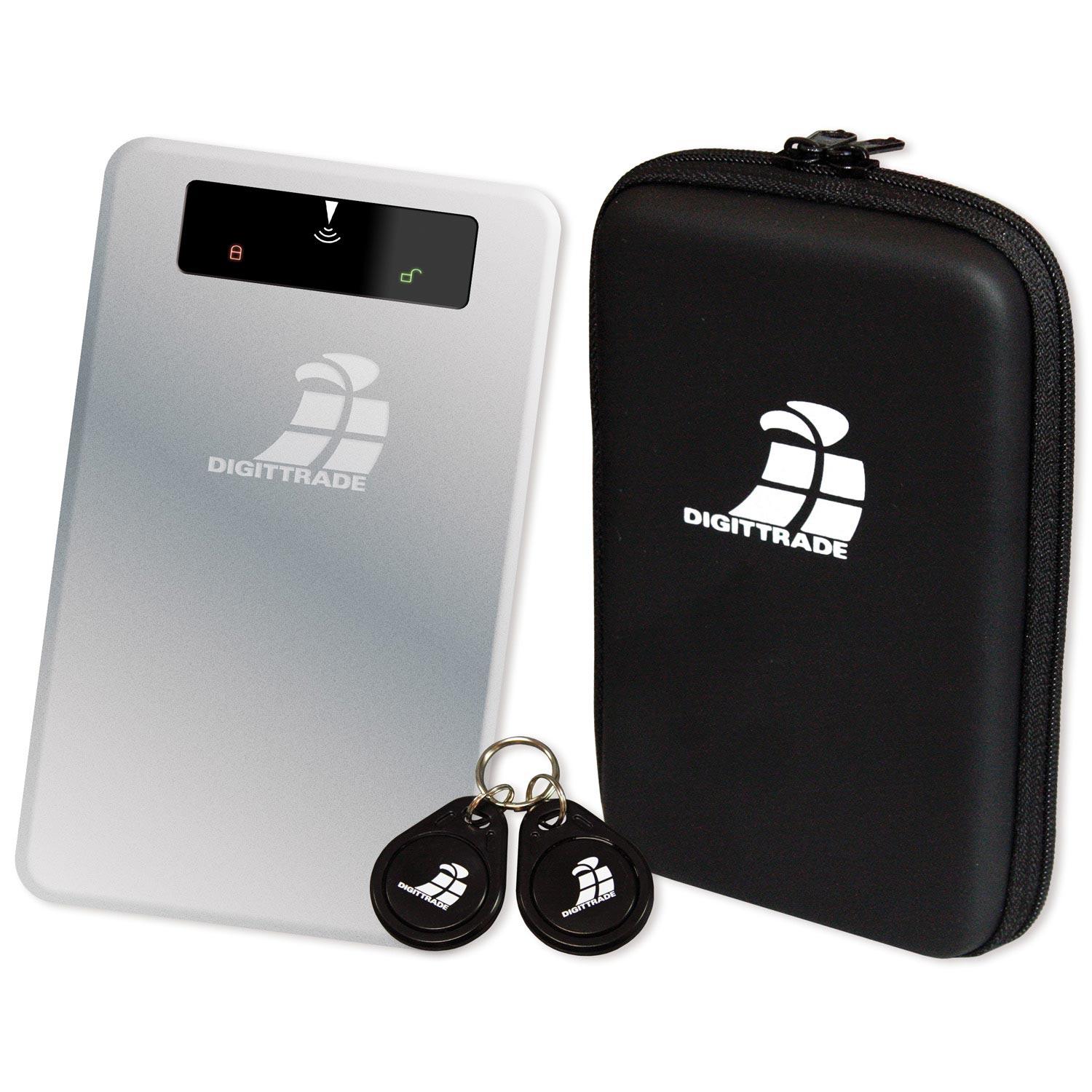 Digittrade RS256 2TB HDD RFID Security externe Festplatte (6,4 cm (2,5 Zoll), 5400rpm, USB 3.0, 256-Bit AES Verschlüsselung, Anti-Schock)