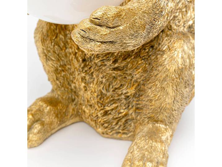KARE Designer Tischlampe Sweet Rabbit, messing / gold, für Wohn- / Esszimmer, Kunststoff, Design, Tischlampe