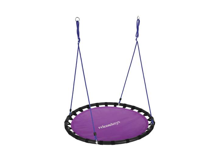 Nestschaukel 120cm Lila-Schwarz