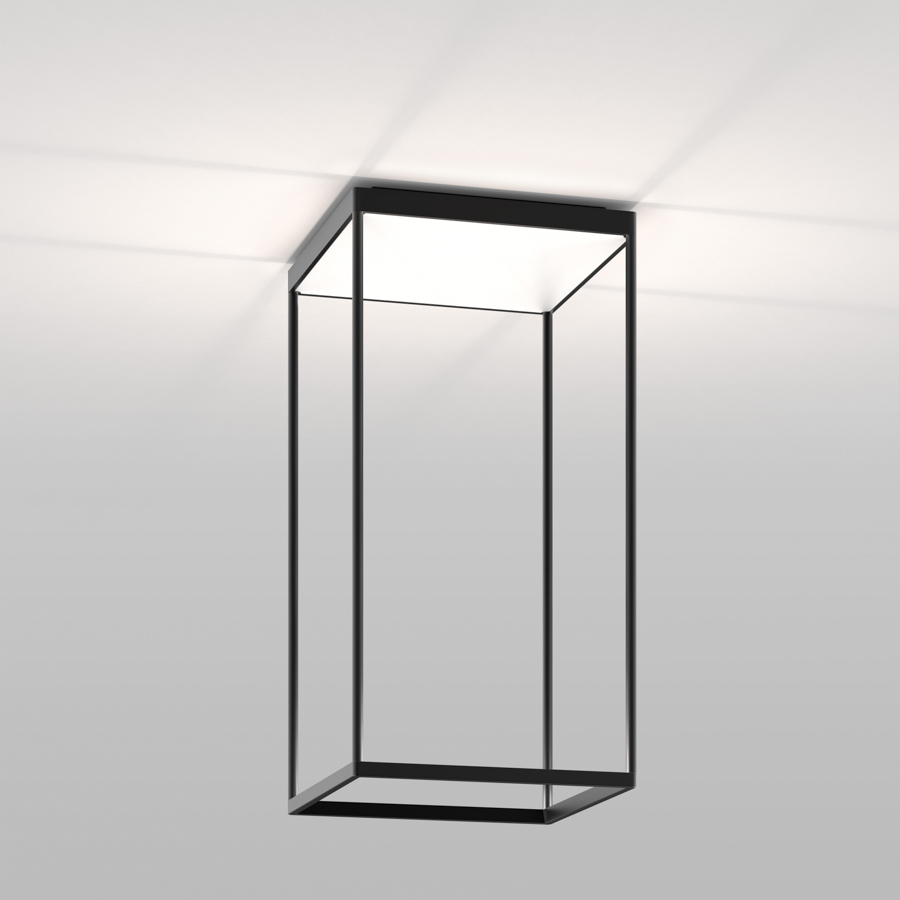 Serien Lighting LED-Deckenleuchte REFLEX² M 60cm schwarz 3000K RE2302 4260548465082