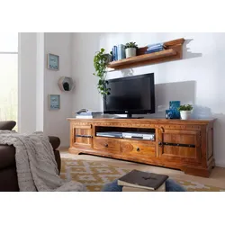 TV-Board Akazie 200x45x55 honig lackiert OXFORD #0326