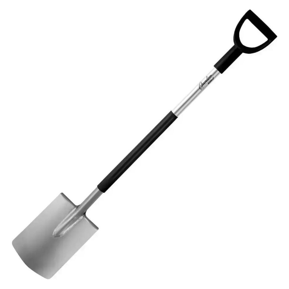Dedra Gerade Schaufel abgerundet, Stahlstiel (80B006)