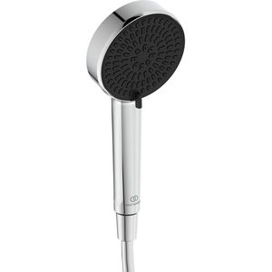 Ideal-Standard Handbrause Idealrain Alu+ BD580AA, verchromt, mit 2 Strahlarten, Ø 10 cm
