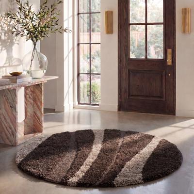 SAFAVIEH Florida Shag Assa Stripe 1.2-inch Thick Rug