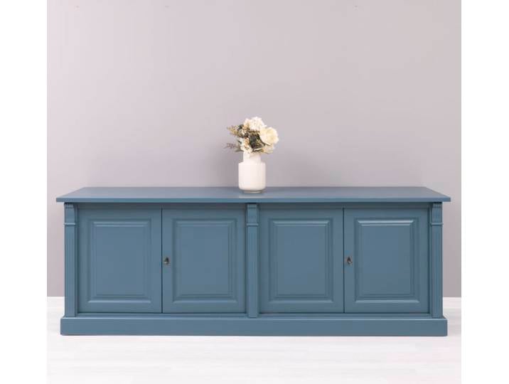 Vintage Sideboard in nachtblau