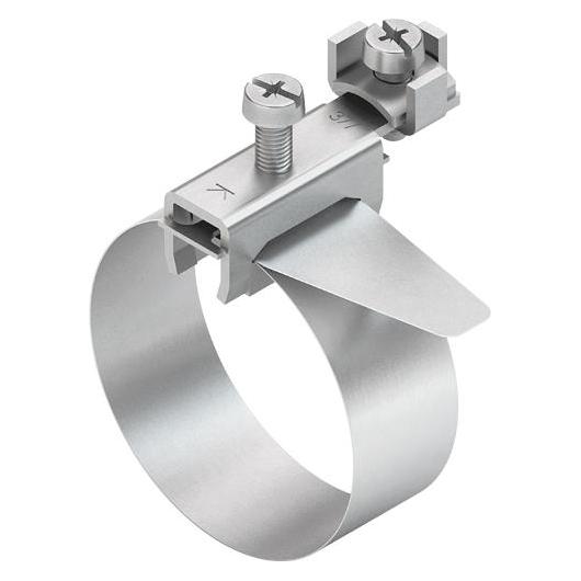 Kleinhuis GmbH Co. KG Erdungs-Bandschelle mit Anschlussklemme 37/6 (37/6)