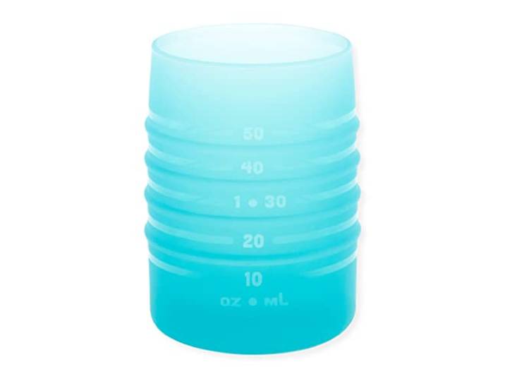 Bumkins - Siliconen baby startbeker - Blauw Jelly
