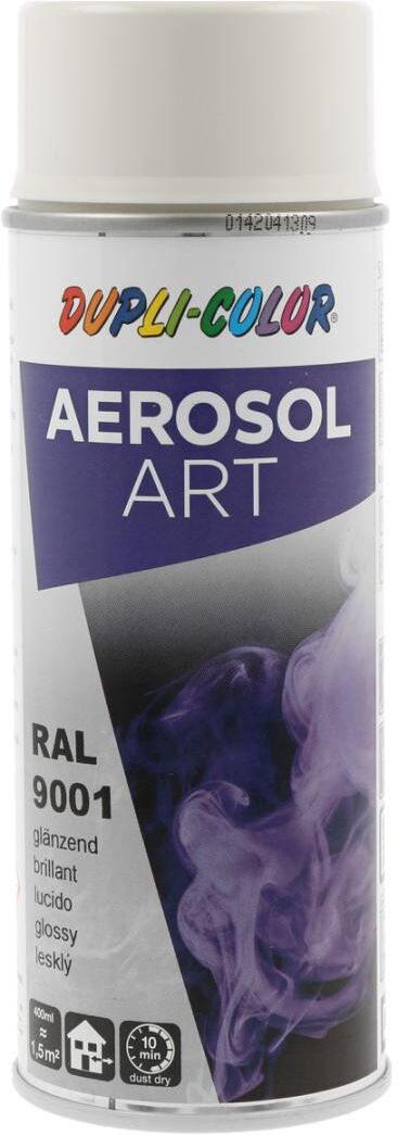 european aerosols DUPLI-COLOR Aerosol Art RAL 9001 cremeweiss glanz, 400 ml