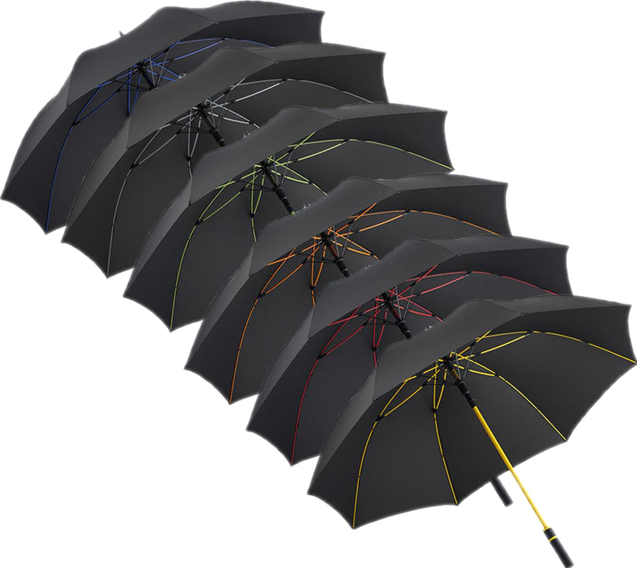 Fare Fa2384, Paraplyer Ac-Umbrella Fare®-Style-Sort/rød-Ø 130 Cm