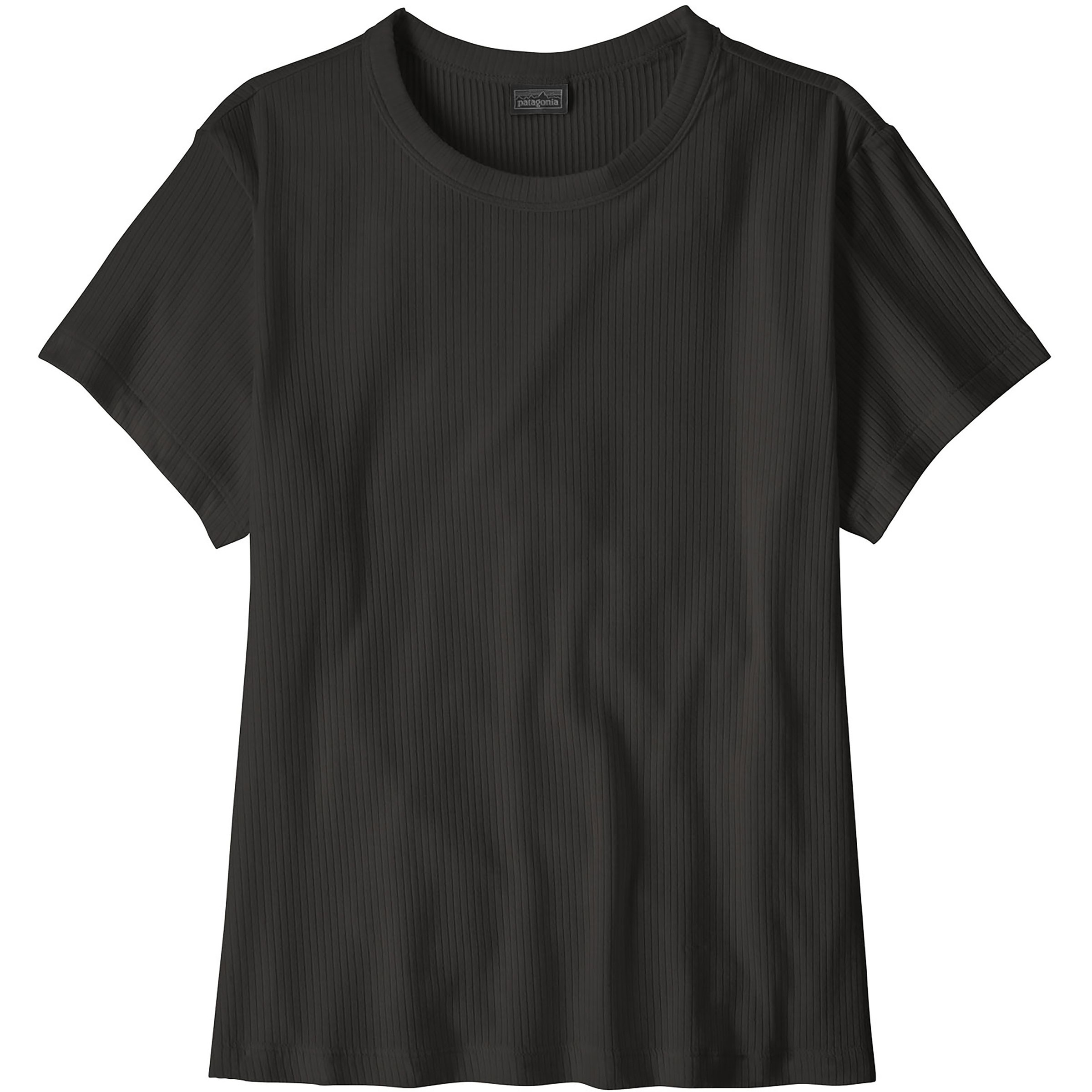 Patagonia Rib Knit Damen T-Shirts schwarz Größe XS Lifestyle Elastisch Lyocell (Tencel)