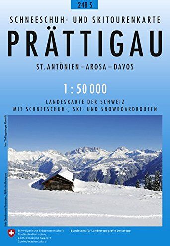 Schweizer Alpen-Club SAC - Prättigau Skitourenkarte 1:50'000 - Preis vom 10.10.2026 11:48:34 h