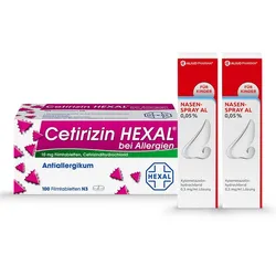 Cetirizin HEXAL + Nasensp AL 0,05% 2x10 1 Set